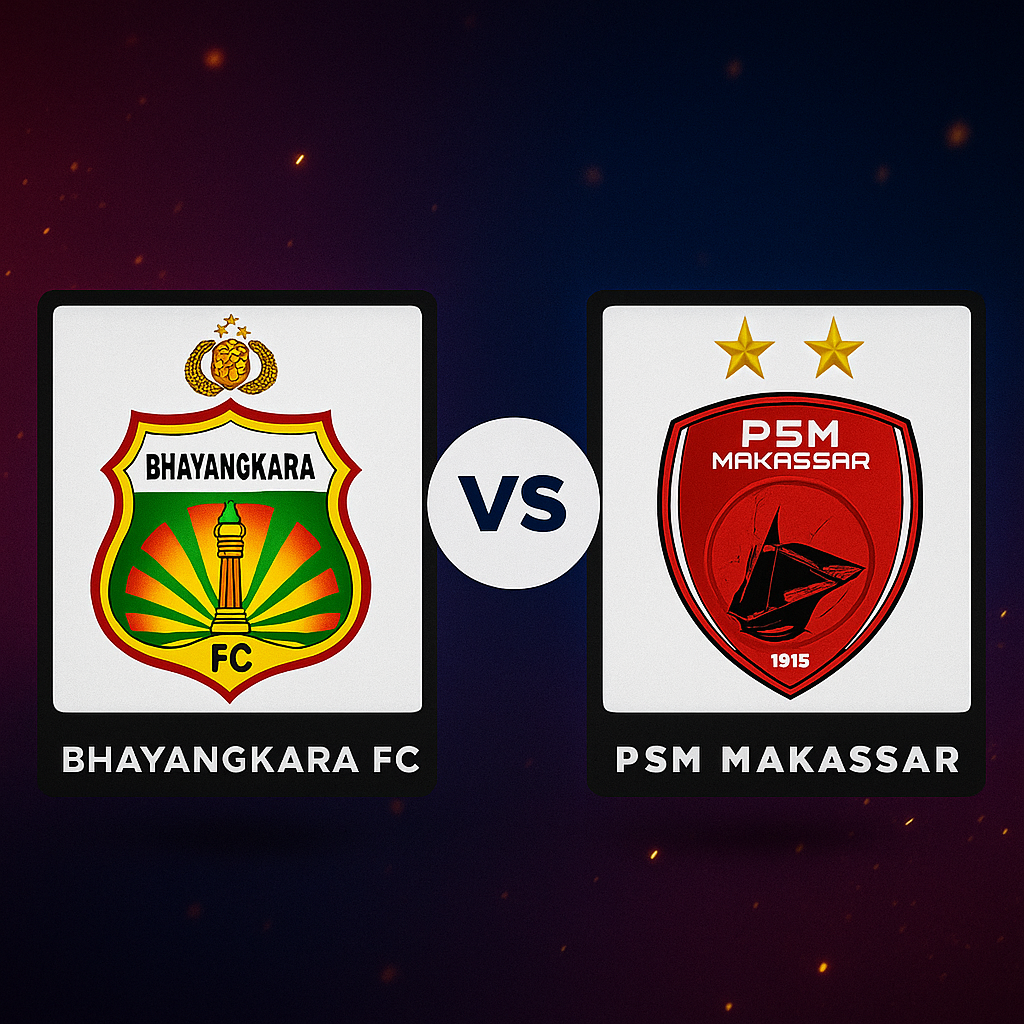 Bedah Kekuatan Bhayangkara FC vs PSM Makassar: Dua Tim yang Masih Puasa Kemenangan, Siapa Pecah Telur Lebih Dulu?