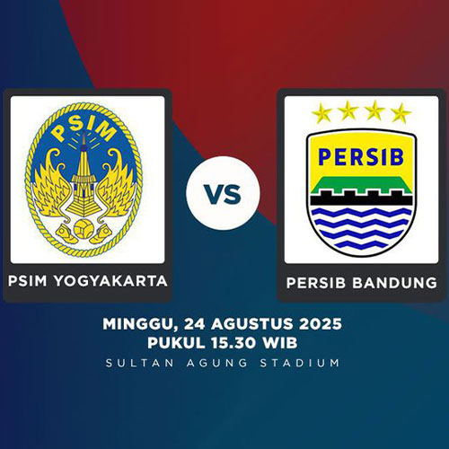 Prediksi BRI Liga 1: PSIM Yogyakarta vs Persib Bandung – 24 Agustus 2025